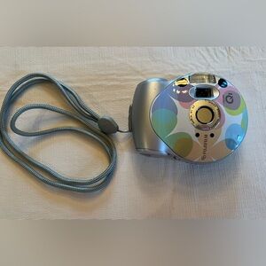 Vintage Y2K Fujifilm Nexia Q1 Multicolor Flower Camera